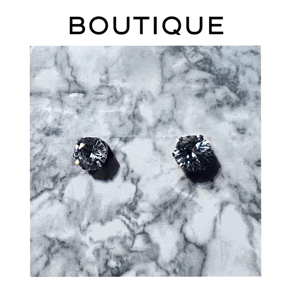 Cubic Zirconia Stud Earrings From Martha’s Vineyard